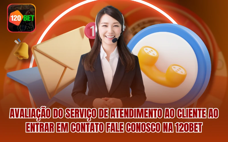 Avaliação do serviço de Atendimento ao Cliente ao entrar em contato Fale Conosco na 120BET