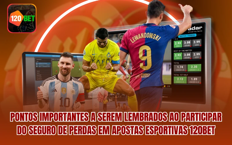 Pontos importantes a serem lembrados ao participar do seguro de perdas em apostas esportivas 120BET