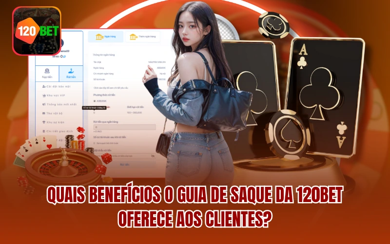 Quais benefícios o guia de saque da 120BET oferece aos clientes?