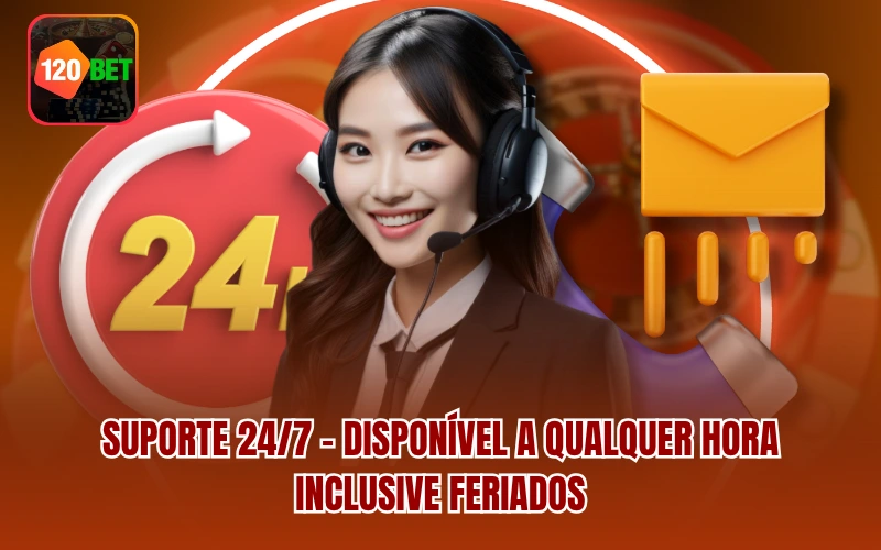 Suporte 24/7 – Disponível a qualquer hora, inclusive feriados