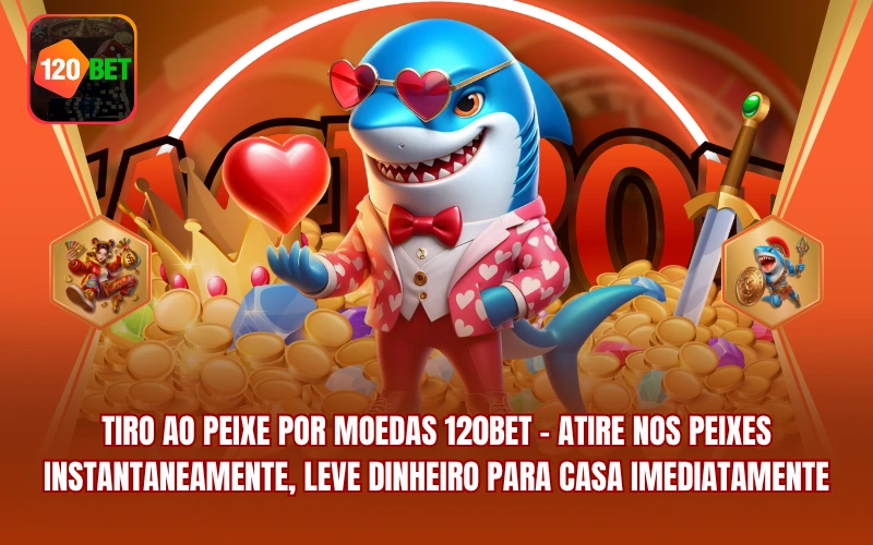 Tiro Ao Peixe Por Moedas 120BET - Atire Nos Peixes Instantaneamente, Leve Dinheiro Para Casa Imediatamente